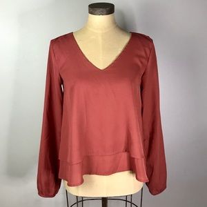 ABERCROMBIE &FITCH Pull Over Vneck Crop top